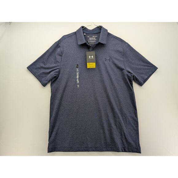 NWT Under Armour UA Playoff 3.0 Men's Polo in Midnight Navy size Medium - Picture 3 of 8